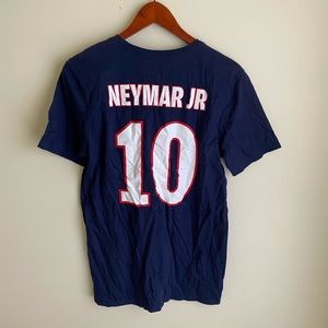 Nike PSG neymar soccer tshirt Paris Saint Germain